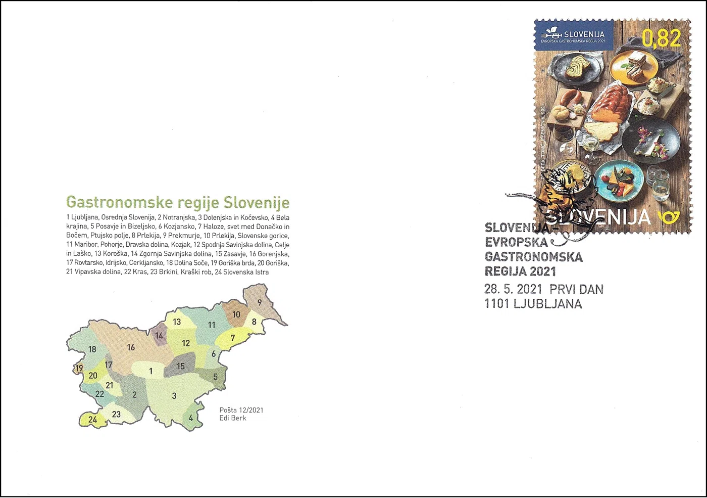 SLOVENIJA - EVROPSKA GASTRONOMSKA REGIJA 2021